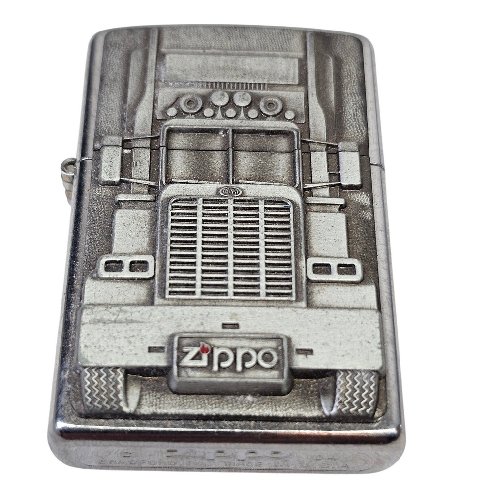 Rare Zippo Semi Truck Lighter 2004 Collectible‎ Big Rig Emblem limited edition?